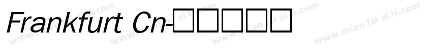 Frankfurt Cn字体转换